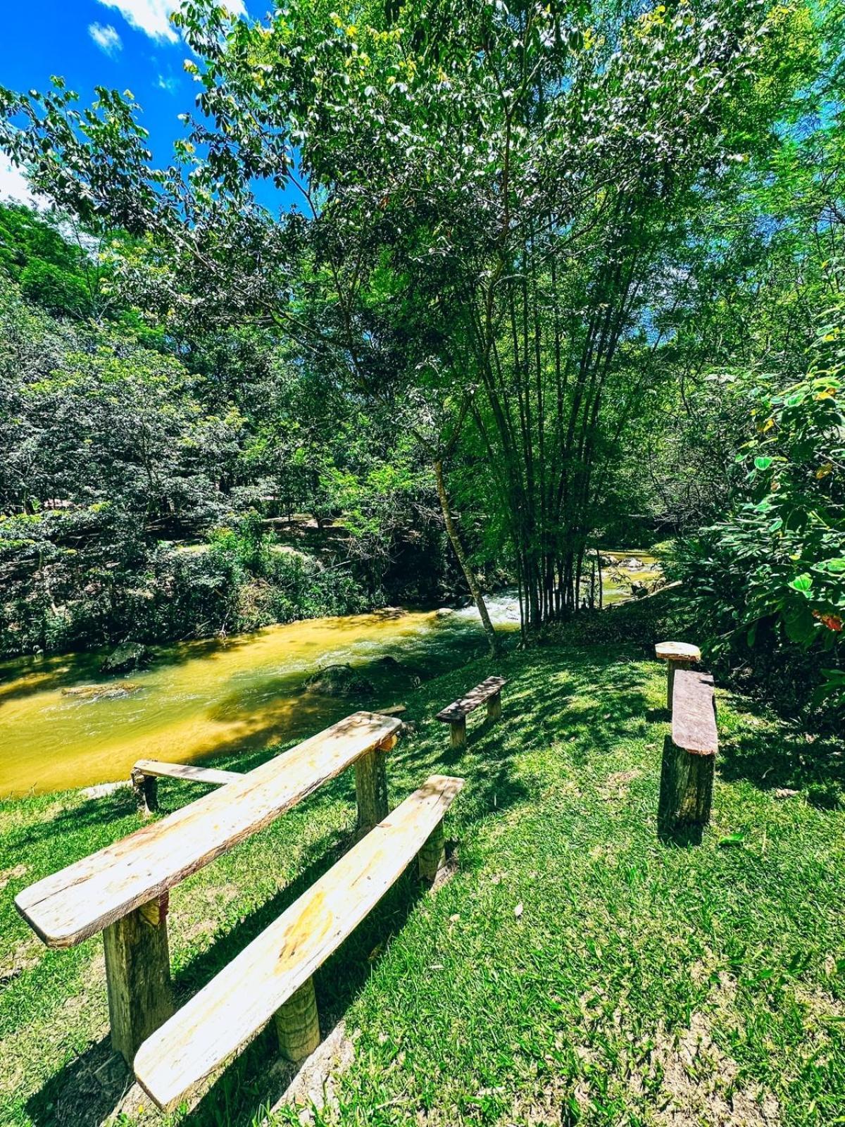 Pousada Sitio Da Floresta Sana Exterior foto