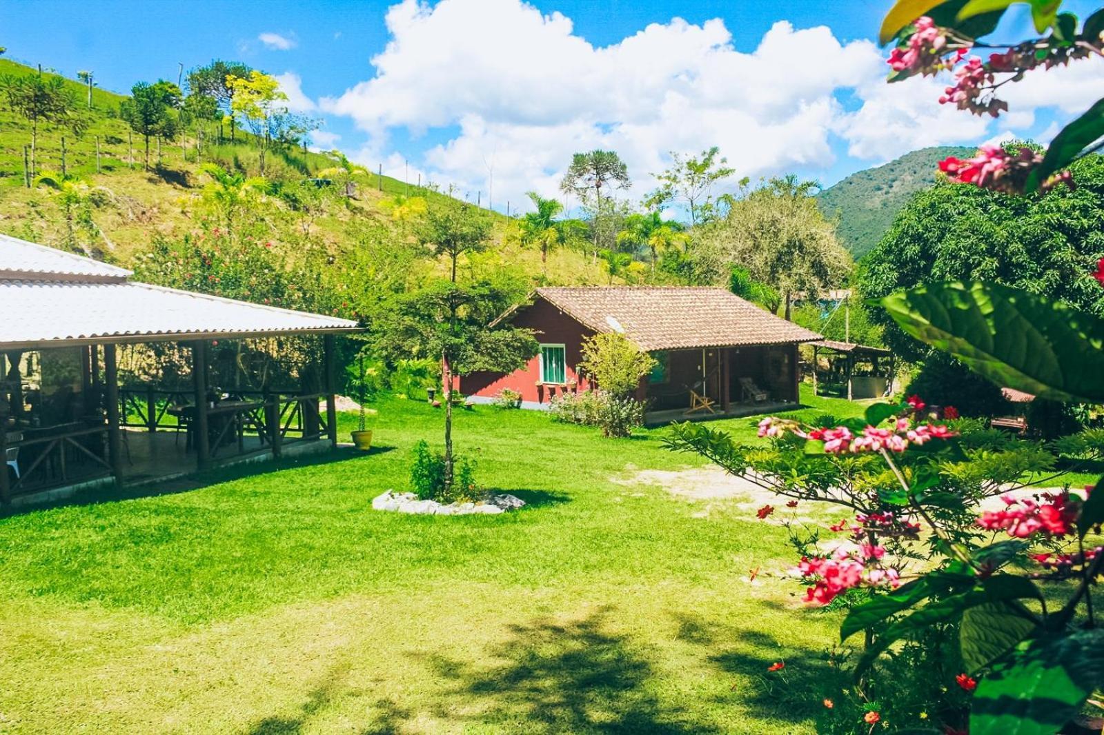 Pousada Sitio Da Floresta Sana Exterior foto